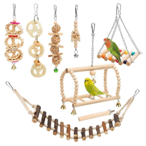 Parakeet Toys - 8pcs Set
