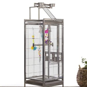 LUXURY Stainless Steel Parrot Cage A18