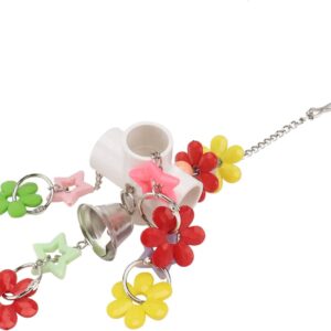 Toy Abs Acrylic Utensils Parrot Hanging Bells