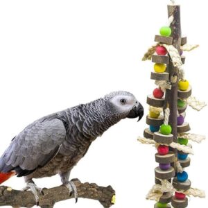 Bird Bite Chew Toy Parrot Cage Hanging Toys