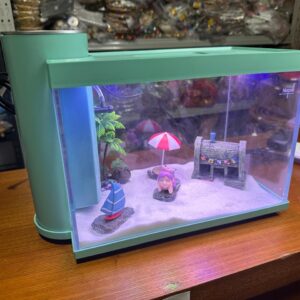 Nepall cylindrical side filter tank mint green(All Inc)