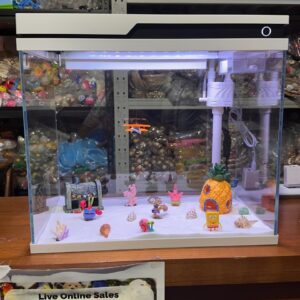 Yee SPONG BOB Automatic feeding humidity fish tank 46*42*27 Cm +Gifts