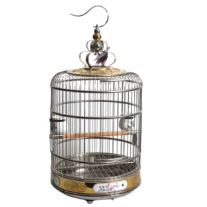Luxury Stainless Steel Bird Cage Large Medium Metal Cages